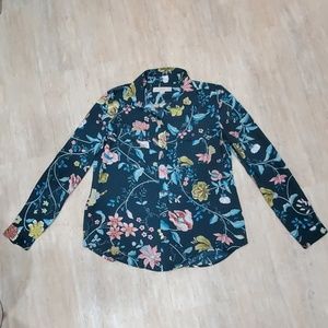 LOFT Floral Blouse